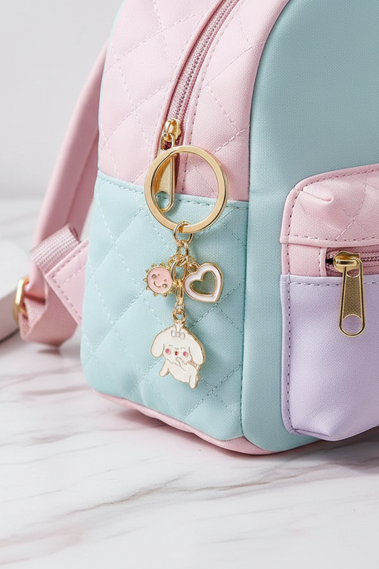 Keychain detail on bag