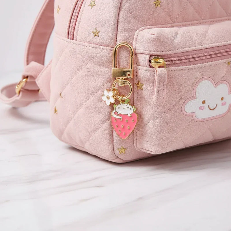 Keychain detail on bag