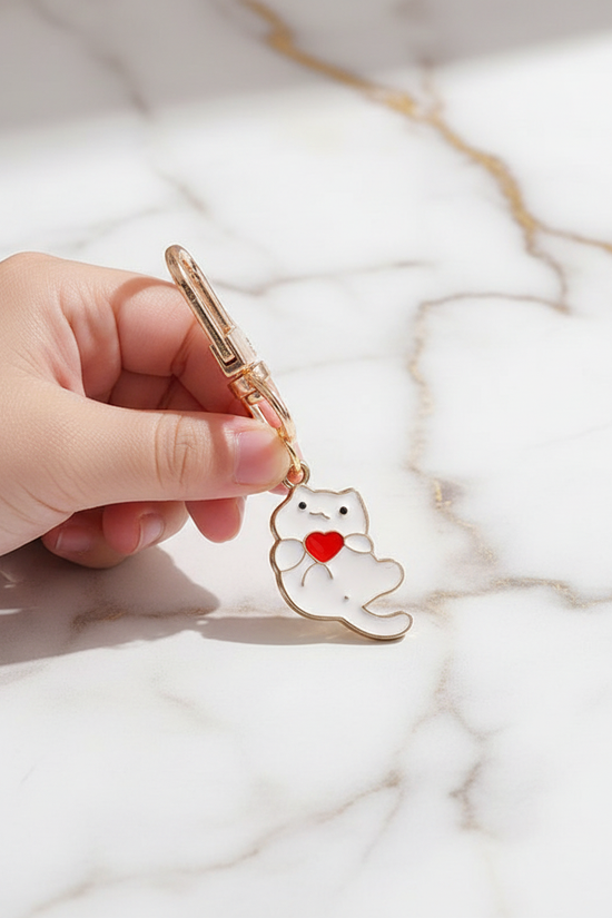 Keychain held by child