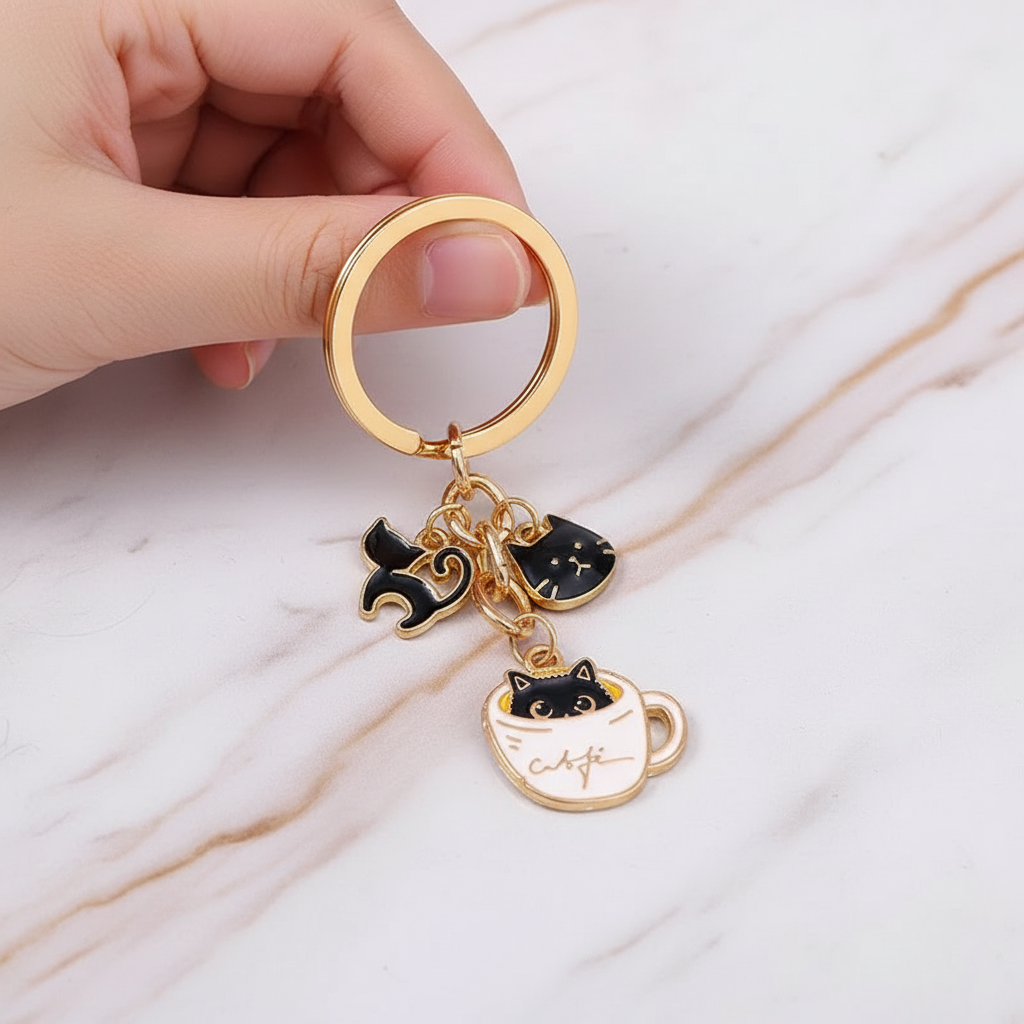 Keychain held by child