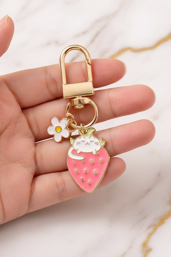 Keychain held by child