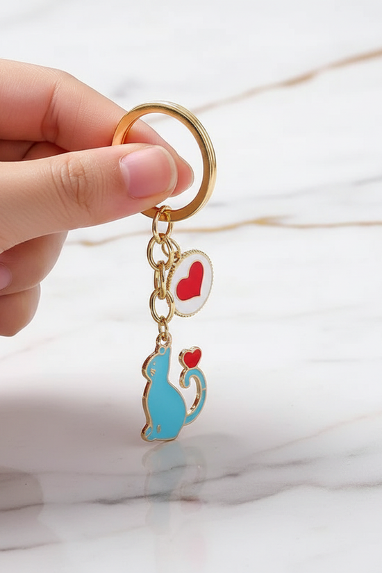 Keychain held by child