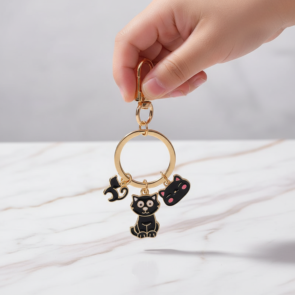 Keychain held by child