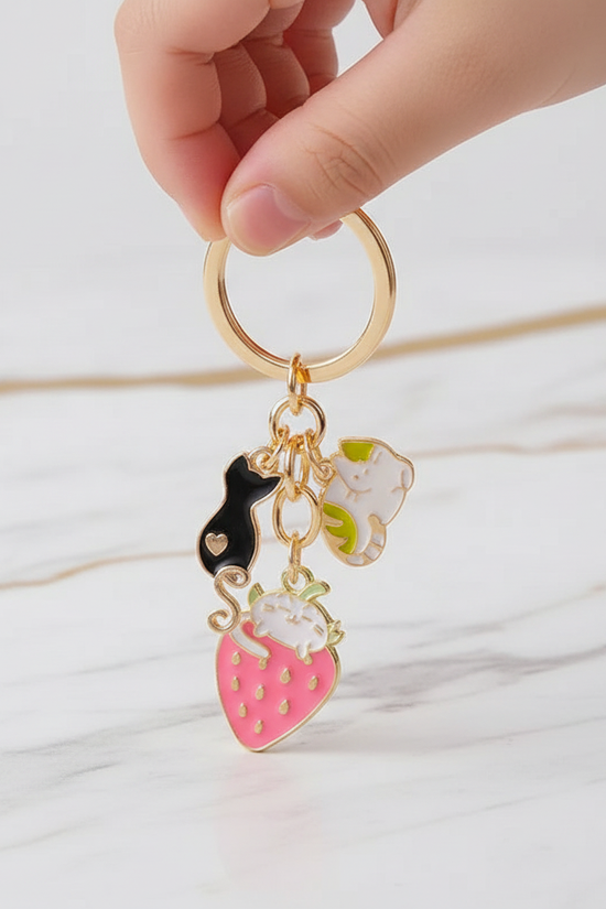 Keychain held by child