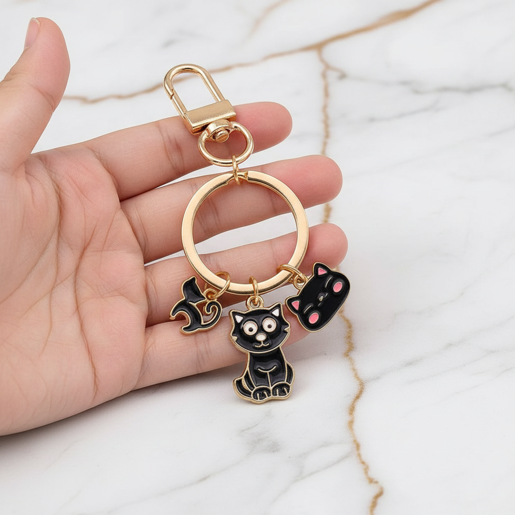 Keychain held by child