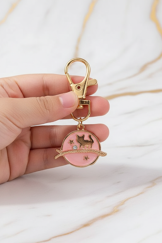 Keychain held by child