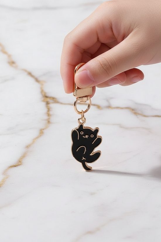 Keychain held by child