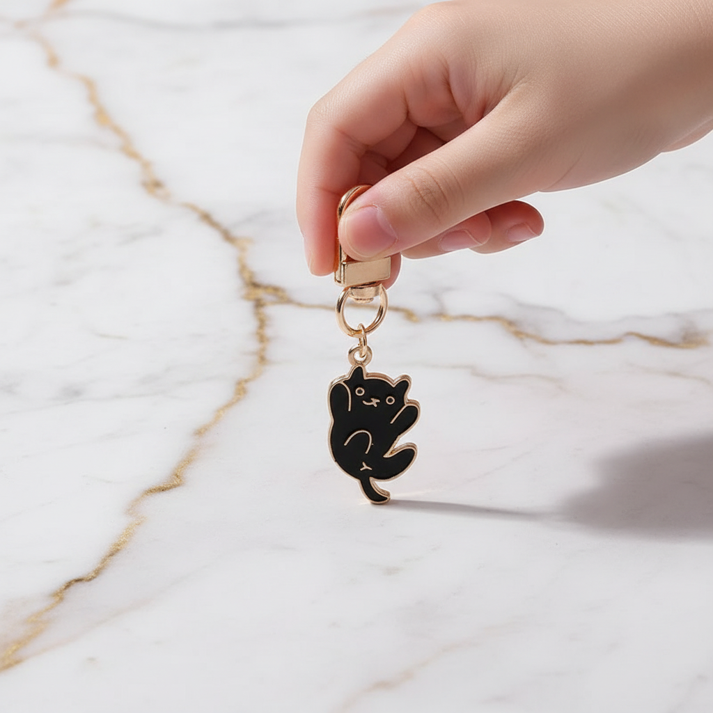 Keychain held by child