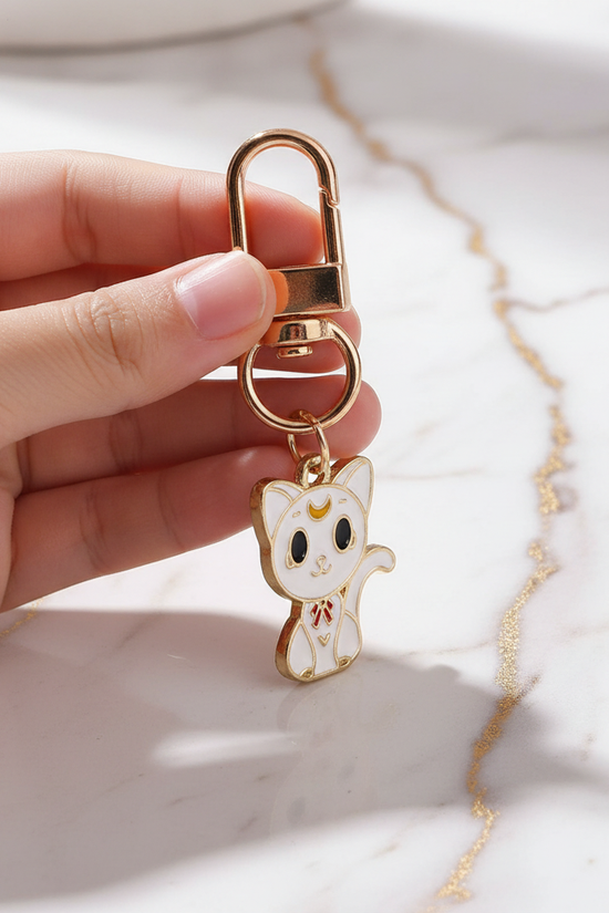 Keychain held by child