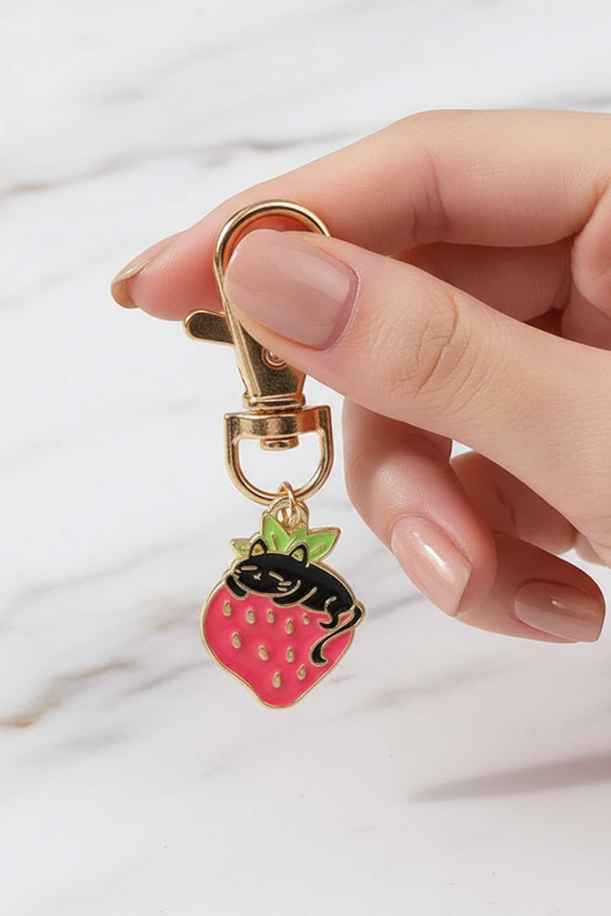 Keychain held in hand