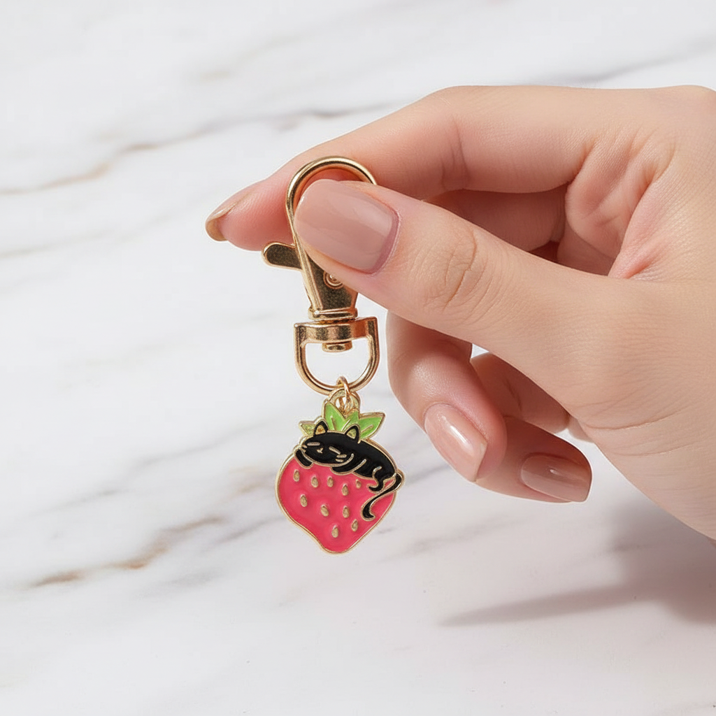 Keychain held in hand