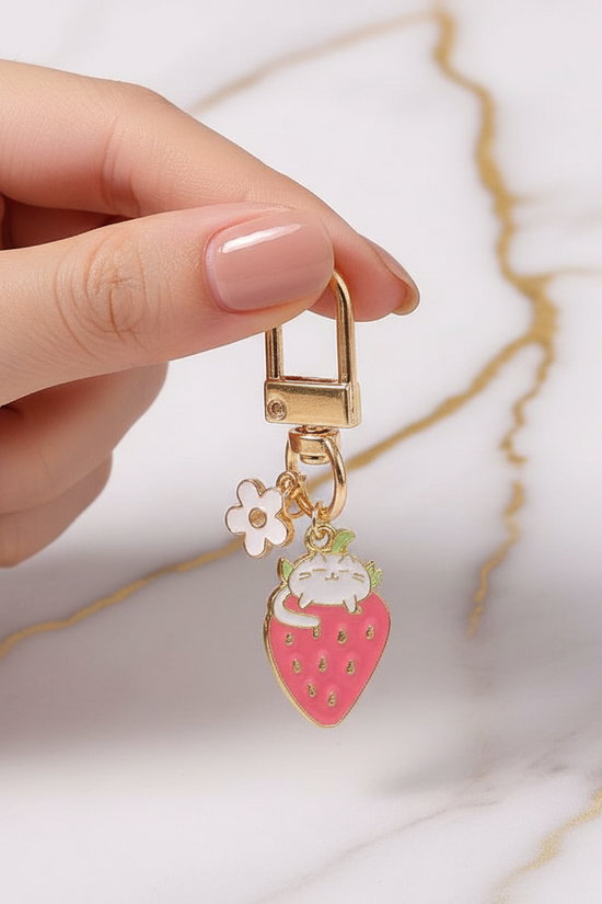 Keychain held in hand