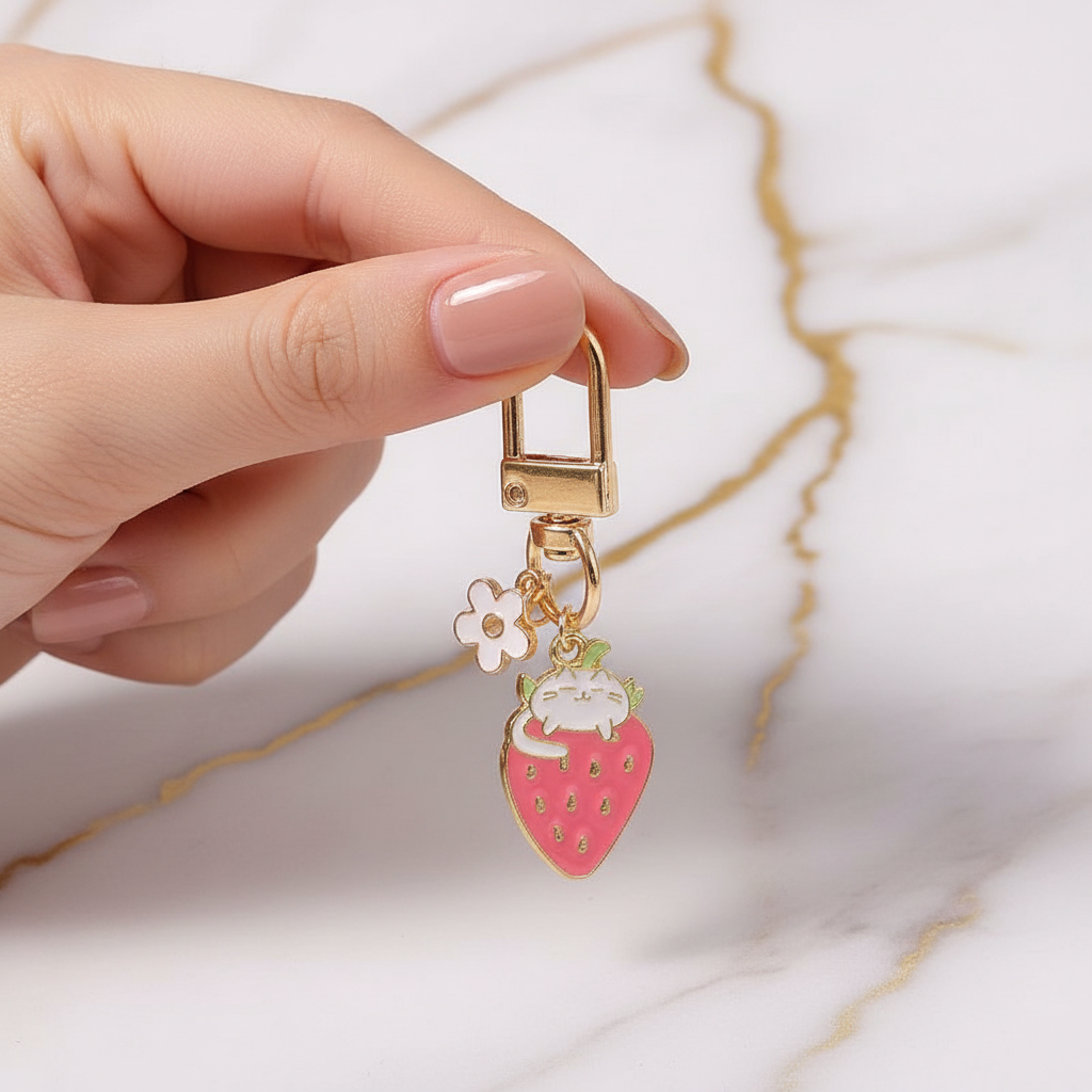 Keychain held in hand