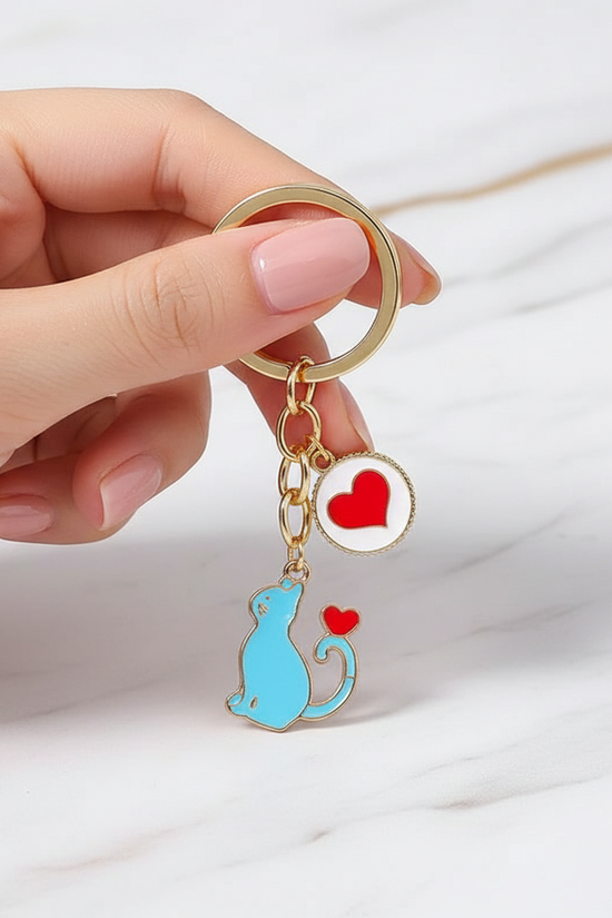 Keychain held in hand