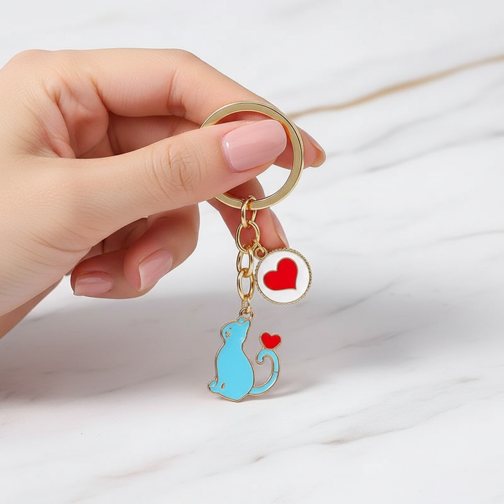 Keychain held in hand