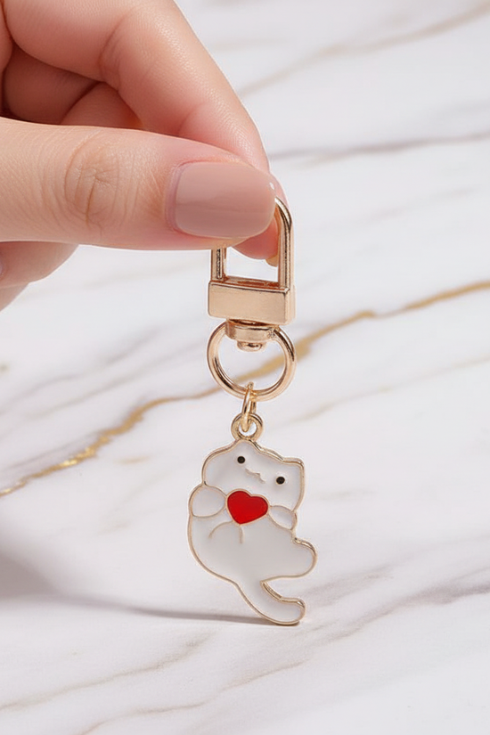 Keychain held in hand