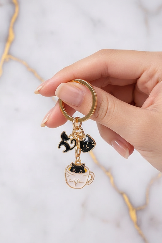 Keychain held in hand