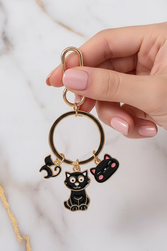 Keychain held in hand