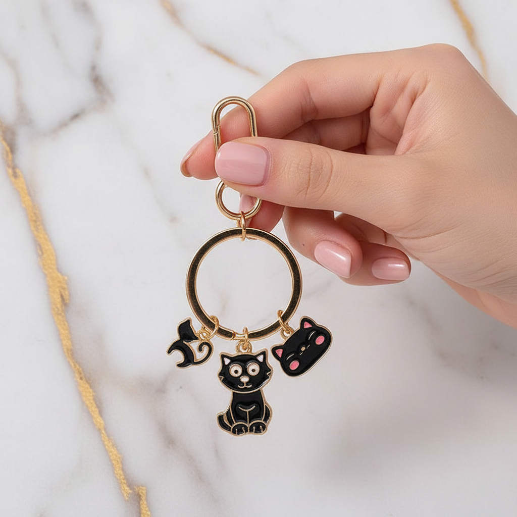 Keychain held in hand