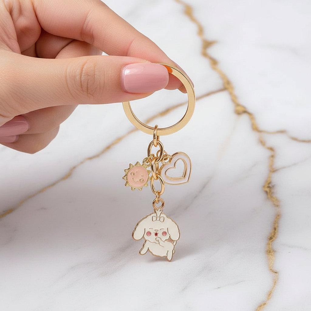 Keychain held in hand