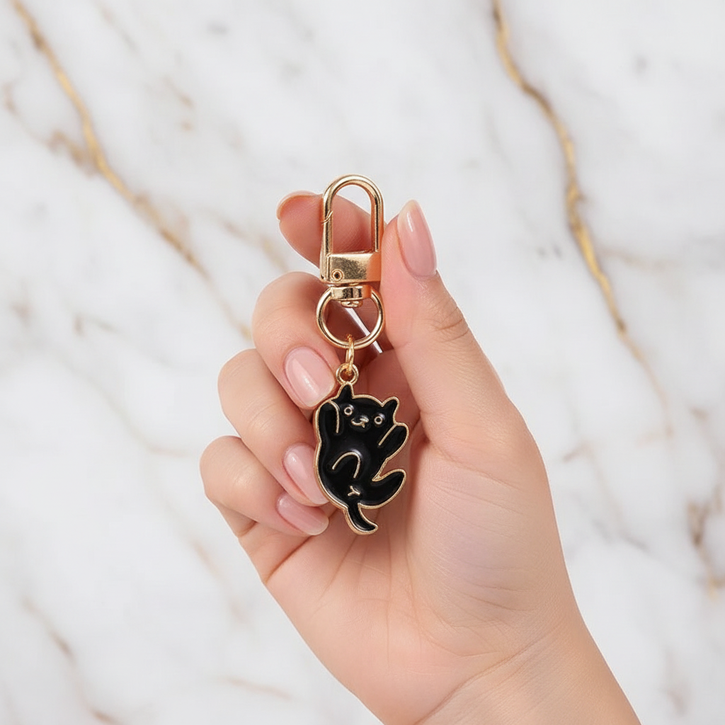 Keychain held in hand