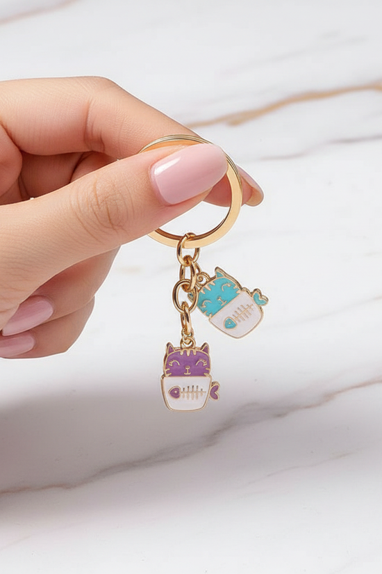 Keychain held in hand