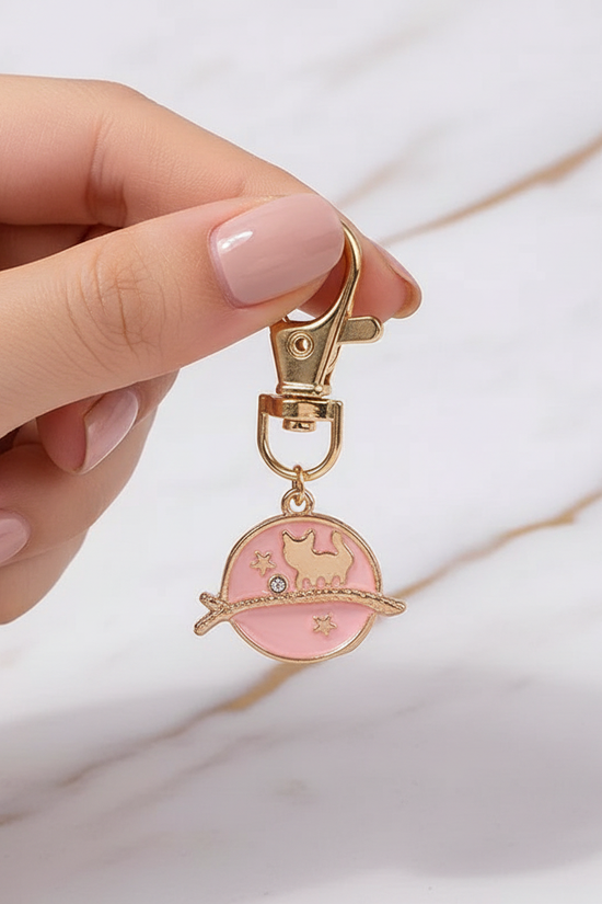 Keychain held in hand