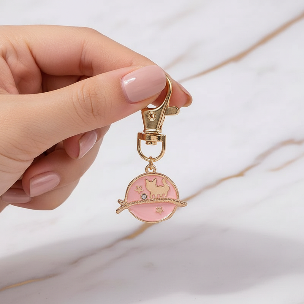 Keychain held in hand