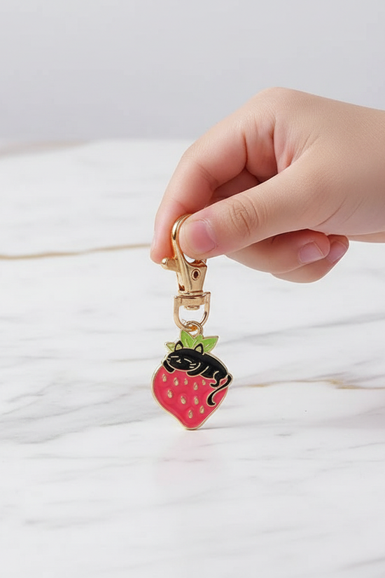 Keychain in child's hand