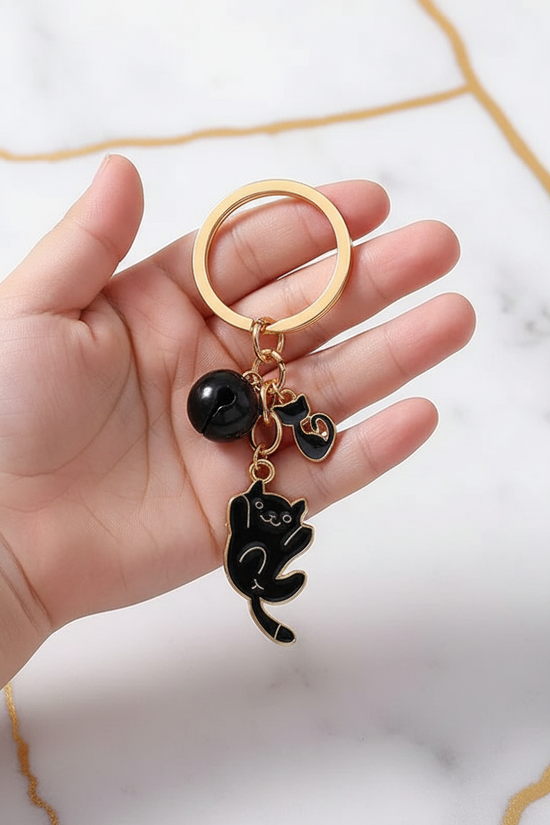 Keychain in child's hand