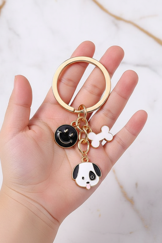 Keychain in child's hand