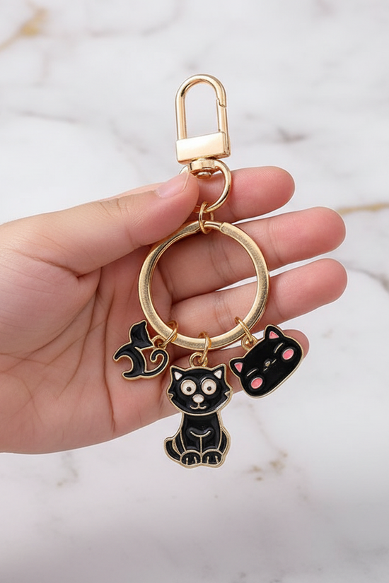 Keychain in child's hand