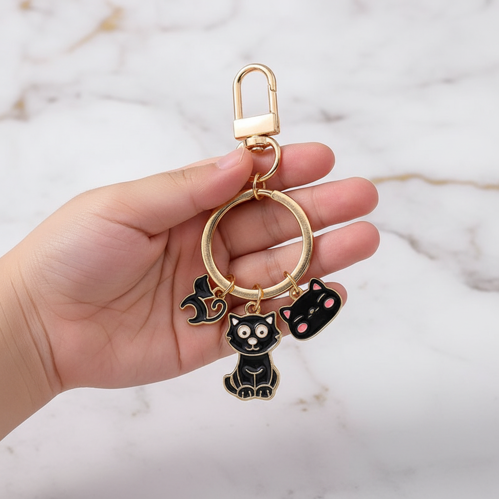 Keychain in child's hand