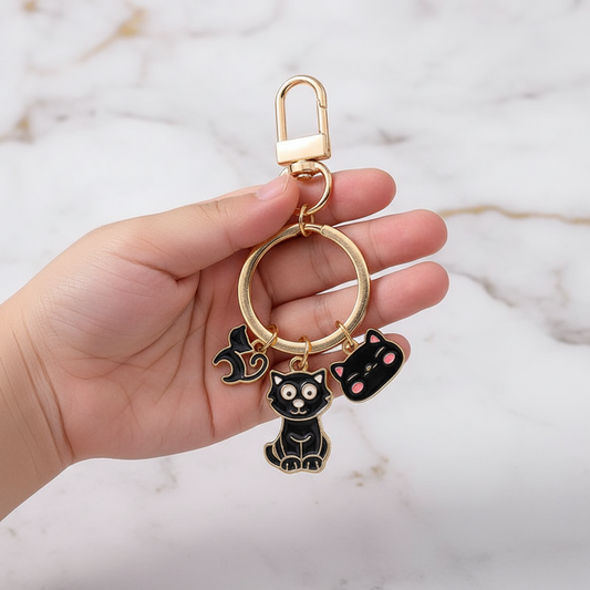 Keychain in child's hand