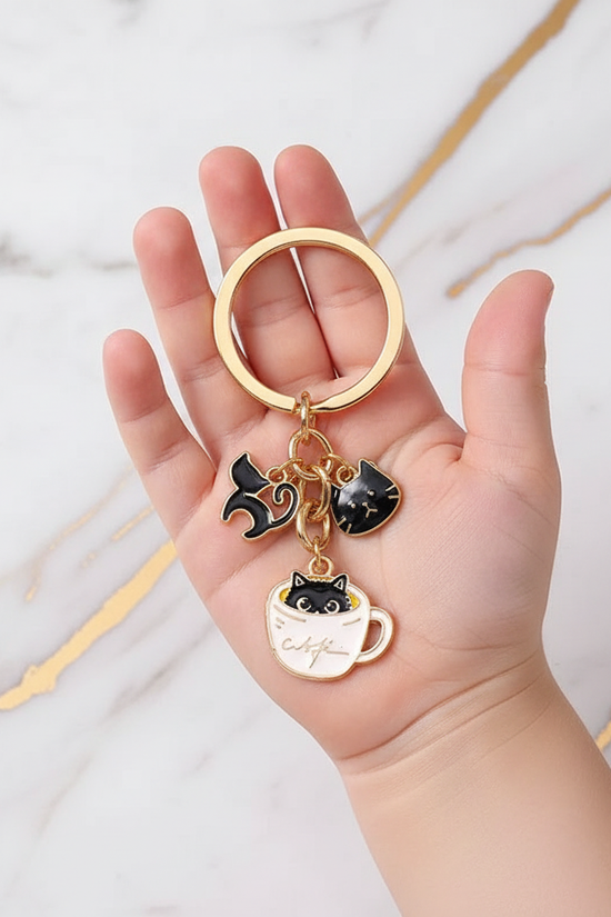 Keychain in child's hand