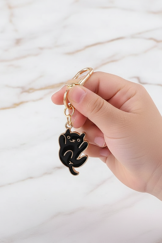 Keychain in child's hand