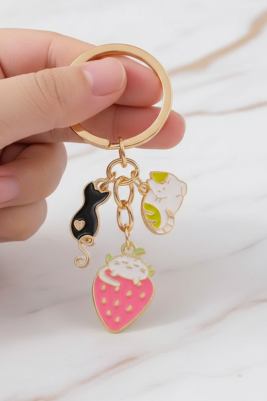 Keychain in child's hand