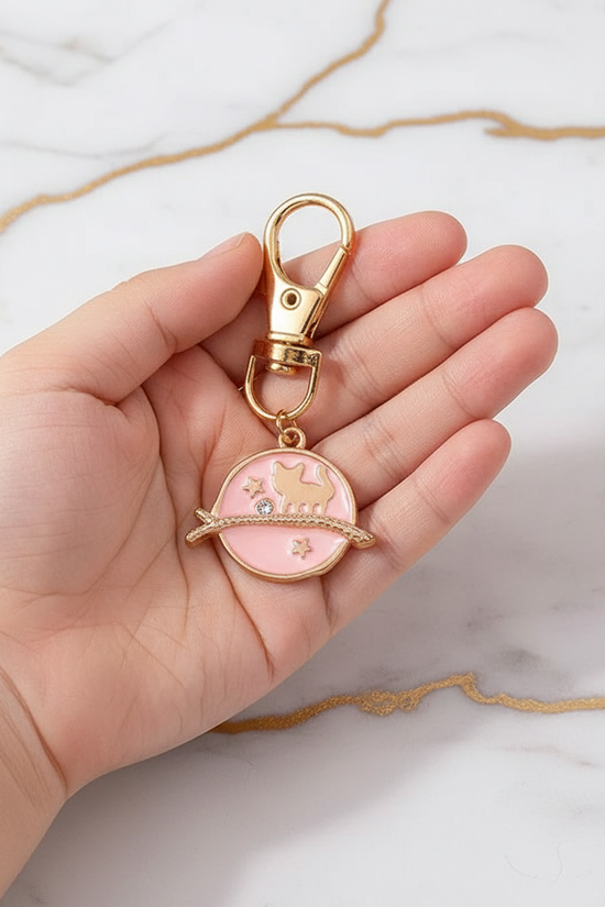 Keychain in child's hand