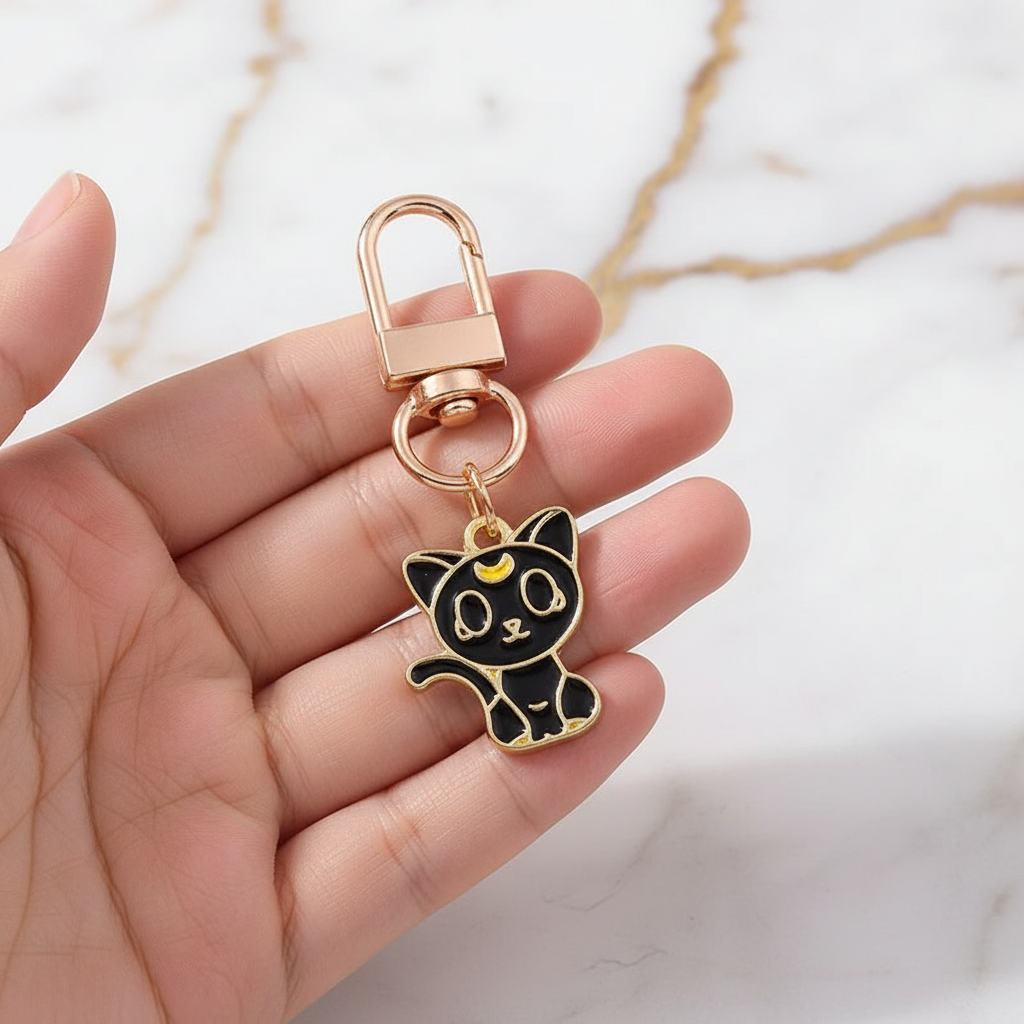 Keychain in child's hand