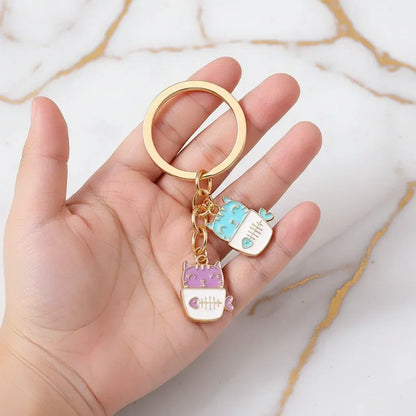 Keychain in child's hand