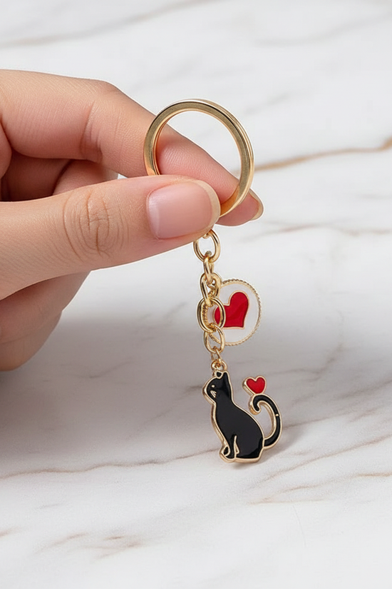 Keychain in feminine pose