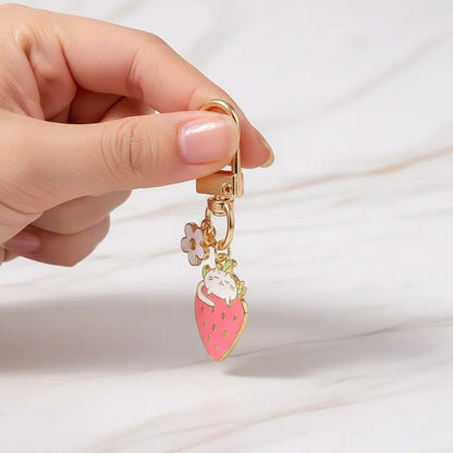 Keychain in feminine pose