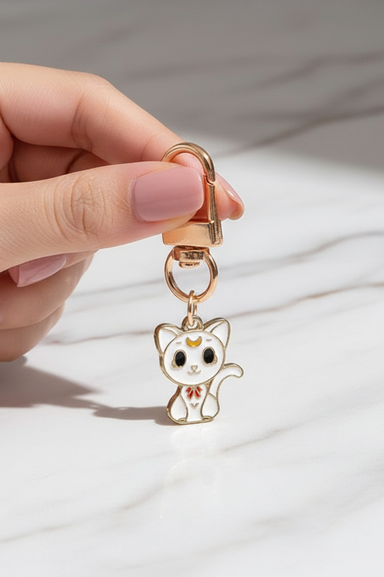 Keychain in feminine pose