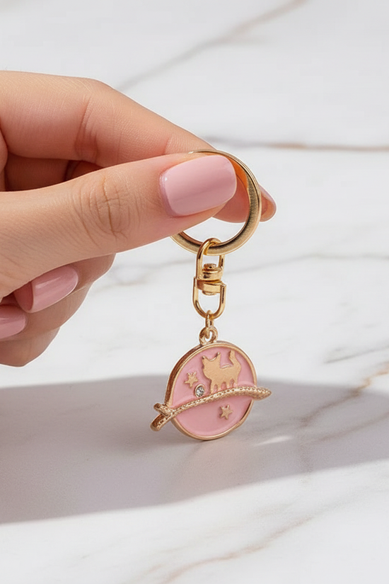 Keychain in feminine pose