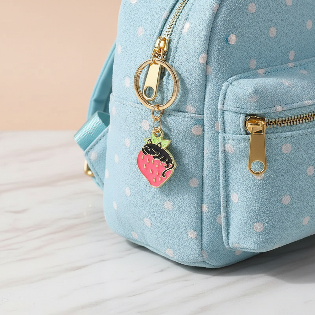 Keychain on children's bag