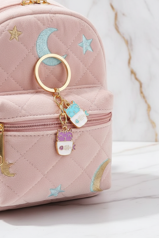 Keychain on children's bag