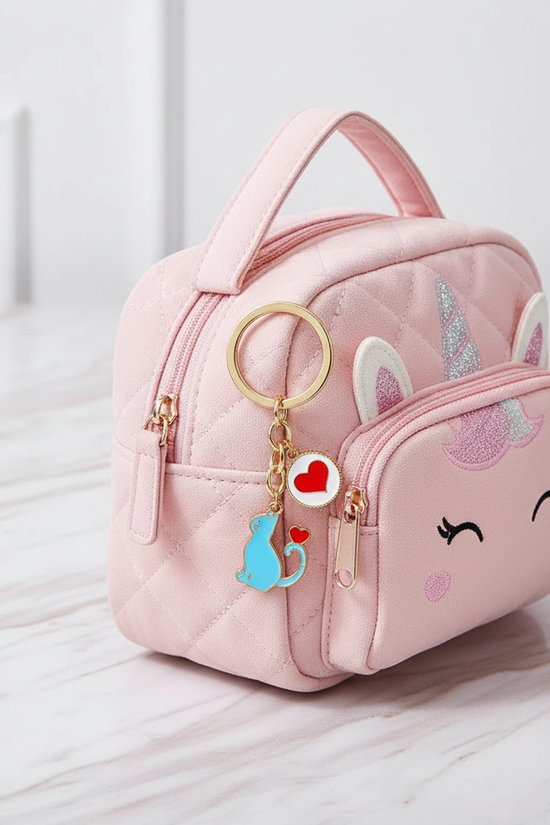 Keychain on children's bag
