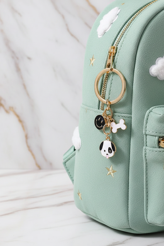 Keychain on children's bag