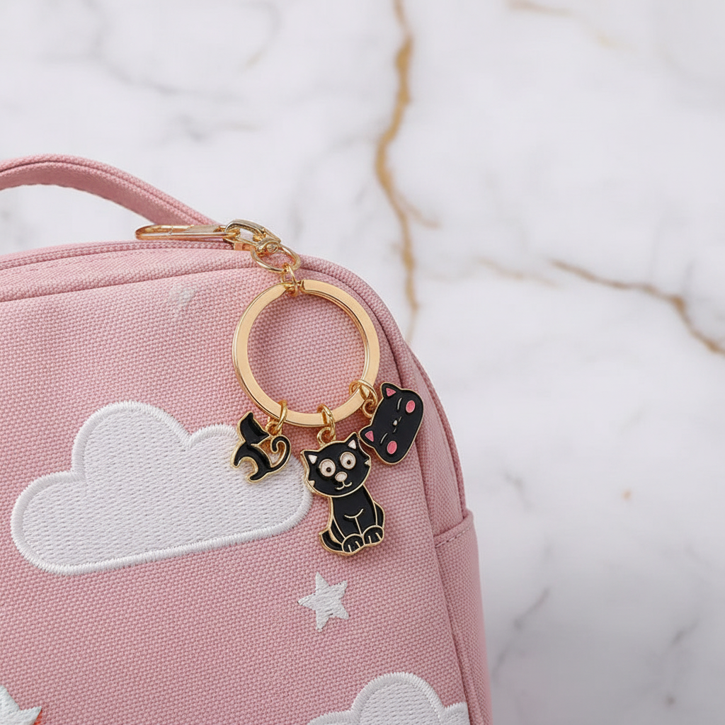 Keychain on children's bag