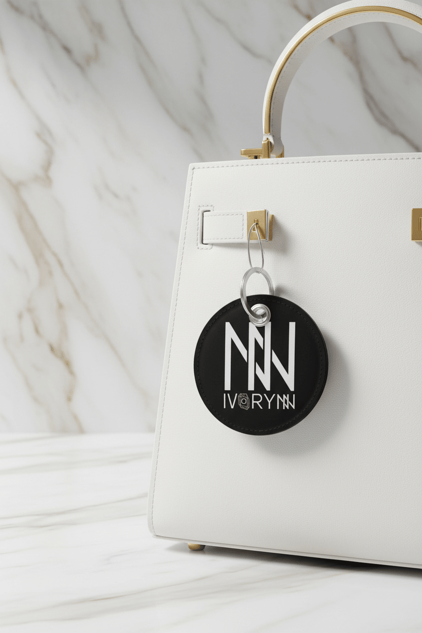 Keychain on luxury bag